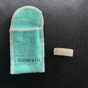 Tiffany & Co. Somerset Silver Mesh Band with Pouch